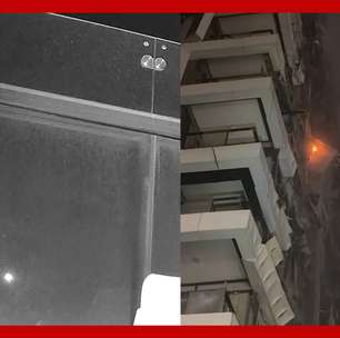 Brasileiro registra contra-ataque do Irã com dezenas de mísseis em Israel