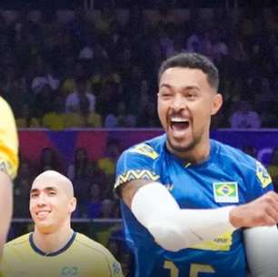 Brasil começa mal, mas reage diante da Ucrânia e volta a vencer na Liga das Nações de vôlei