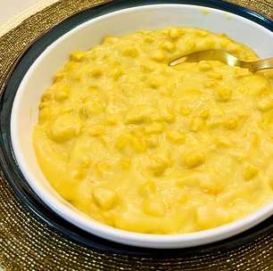 Creme de milho com queijo: cremosidade extra em um clássico