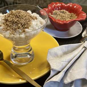 Canjica sem leite condensado: cremosa, com paçoca