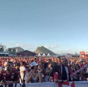 Tensão, alívio e baile funk: o clima da vitória do Flamengo em Copacabana