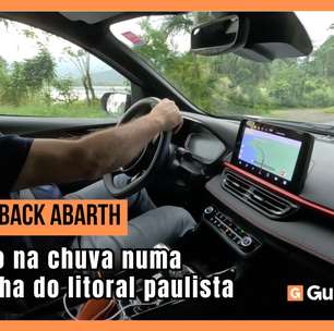 Ao volante do Fiat Fastback Abarth no litoral paulista: diversão garantida