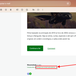 Gerencie a frequência das newsletters do Showmetech