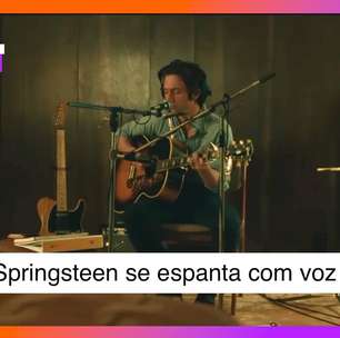 Bruce Springsteen se espanta com voz de ator em sua cinebiografia