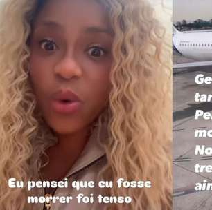 Cariúcha se desespera durante voo: "Me tremendo toda"