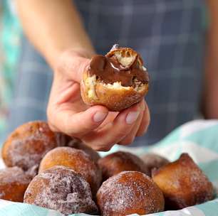 Bolinho de Chuva Recheado com Nutella