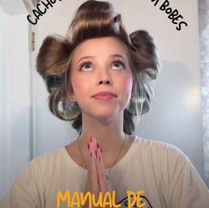 Dica: cachos volumosos com bobes