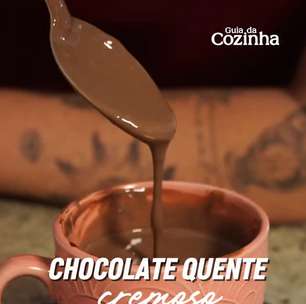 Chocolate quente cremoso