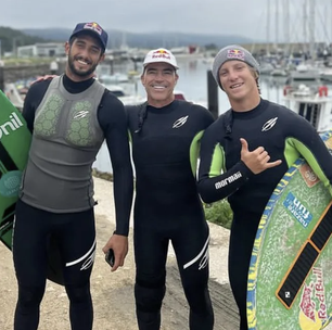 Carlos Burle sofre grave queda nas ondas gigantes de Nazaré, em Portugal; assista