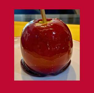 Maçã do amor: brilhante e crocante, sem corante