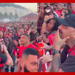 Veja as reações da torcida do Flamengo em Copacabana com gols do Bayern de Munique pelo Mundial