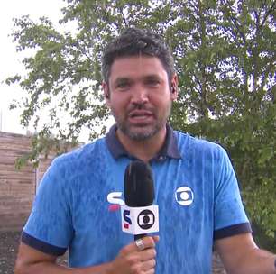 Repórter é surpreendido por temporal nos EUA em entrada ao vivo na Globo: 'Vou me esconder'