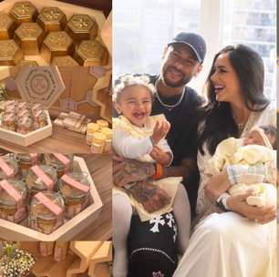 O que Bruna Biancardi e Neymar deram de lembrancinhas de maternidade da filha Mel? Saiba