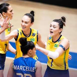 Brasileiras dominam o Japão e vão às quartas com 2ª melhor campanha da Liga das Nações de vôlei