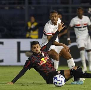 São Paulo sai na frente, sofre a virada e busca o empate contra o Bragantino