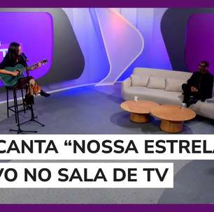 Lara solta a voz no Sala de TV com "Nossa Estrela"