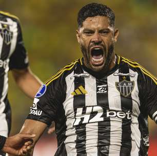 Atlético-MG encontra dificuldades mas conta com gol de pênalti de Hulk para vencer duelo com um jogador a menos fora de casa na Sul-Americana