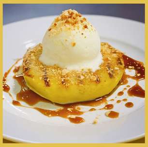 Sobremesa fácil: abacaxi grelhado com melaço e castanhas