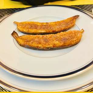 Banana com açúcar e canela na airfryer: sobremesa mais fácil