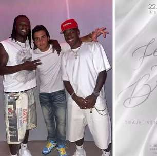 Filho de Ivete Sangalo marca presença em aniversário de Vini Jr