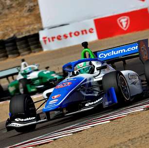 Indy NXT: Collet impede ataque de Hauger e vence corrida 1 em Laguna Seca