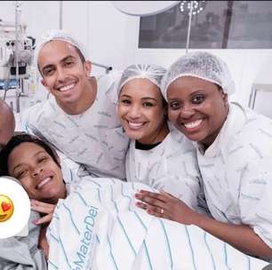 Influenciadora opta por equipe negra no parto do filho