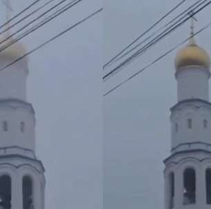 Vídeo mostra sino de igreja tocando durante tremor de terra na Rússia