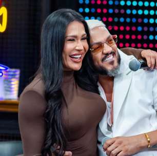 Climão? Belo e Gracyanne dividem palco no 'Domingão com Huck'