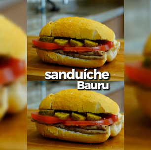 Receita do lanche Bauru