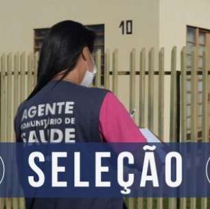 Prefeitura abre processo seletivo para Agente de Saúde com 45 vagas e salário de R$ 3.036,00