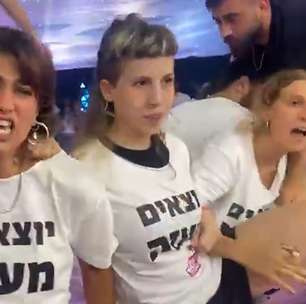 Ativistas invadem Big Brother Israel e pedem cessar-fogo em Gaza