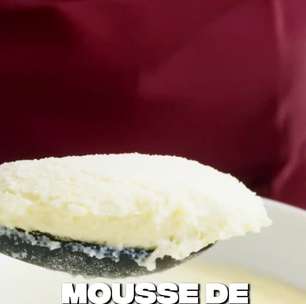 Mousse de leite ninho