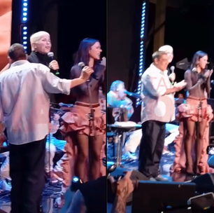 Vídeo: Xuxa e Zeca Pagodinho surpreendem Bruna Marquezine em festa de 30 anos