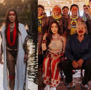 Anitta participa de ritual indígena no Xingu e se emociona: 'Podem contar comigo'