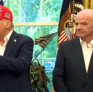 Trump anuncia data de sorteio da Copa e exibe foto com Putin: 'Acredito que ele virá'