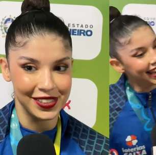 Capitã da seleção de ginástica rítmica celebra prata e diz: 'Vamos em busca do ouro'