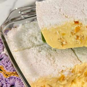 Sobremesa de abacaxi simples e cremosa que sempre dá certo
