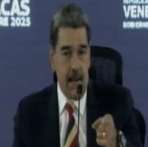Maduro vê 'ameaça criminosa' ao dizer que oito navios militares dos EUA com 1,2 mil mísseis 'apontam' para a Venezuela