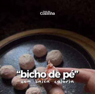 Brigadeiro bicho de pé com baixa caloria