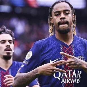 Barcola faz golaços na vitória do PSG sobre o Lens