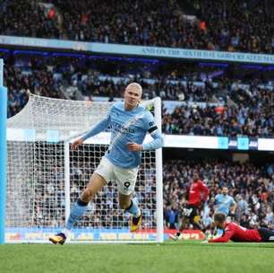 Haaland deita e rola na vitória do Manchester City sobre o United