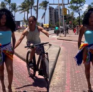 Ciclista passa a mão no corpo de modelo em sessão de fotos e jovem denuncia: 'Violada'