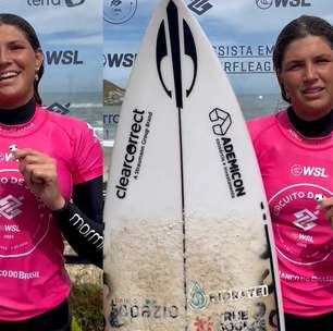 'Está sendo um ano especial', diz Luara Mandelli após se classificar na etapa da WSL de SC