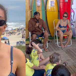 Na WSL, Sophia Gonçalves exalta o incentivo ao surfe desde a infância