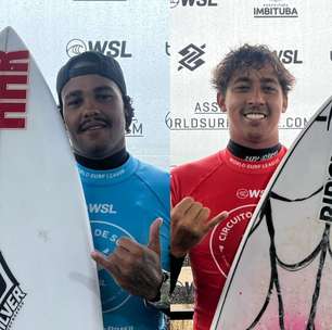 Weslley Dantas, líder do ranking, enfrenta Samuel Pupo na 2ª semi de etapa da WSL em SC