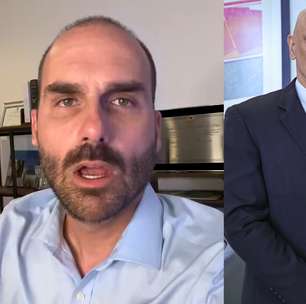 Eduardo Bolsonaro comemora sanção contra esposa de Moraes: 'Único remédio é a anistia'