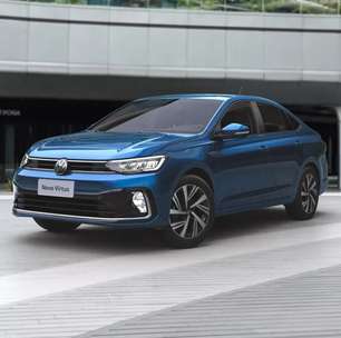 Volkswagen reajusta os preços do Virtus em novembro; sedan já passa dos R$ 170 mil