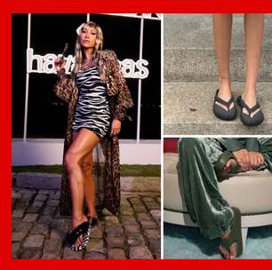 Chinelo de dedo: famosas apostam na tendência do verão 2026