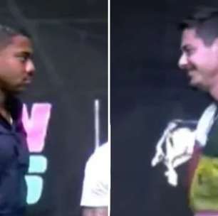 Davi Brito provoca Sacha Bali antes de luta de boxe: 'Você dá a rosquinha, seu v*ado'