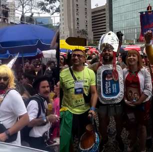 Bloco de carnaval inspirado em 'Vale Tudo' toma ruas do centro do Rio de Janeiro